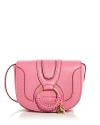 See By Chloé See By Chloe Hana Mini Suede & Leather Crossbody In Pink