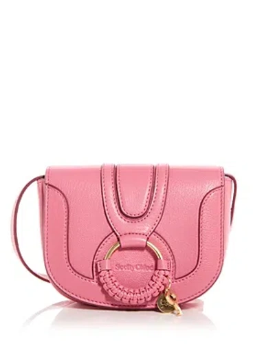 See By Chloé See By Chloe Hana Mini Suede & Leather Crossbody In Pink