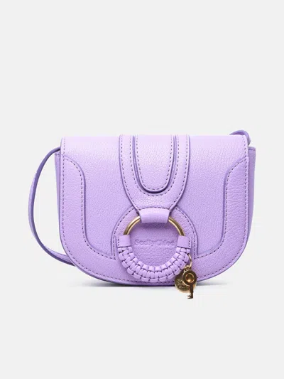 See By Chloé 'hana' Small Lilac Leather Bag In Liliac