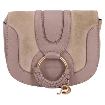 Pre-owned See By Chloé Hana Suede & Leather Crossbody Bag In Brown