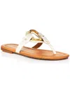 SEE BY CHLOÉ HANA WOMENS LOGO LEATHER THONG SANDALS