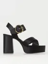 See By Chloé Heeled Sandals  Woman Color Black In Schwarz