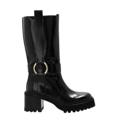 See By Chloé High-heeled Boots In Black