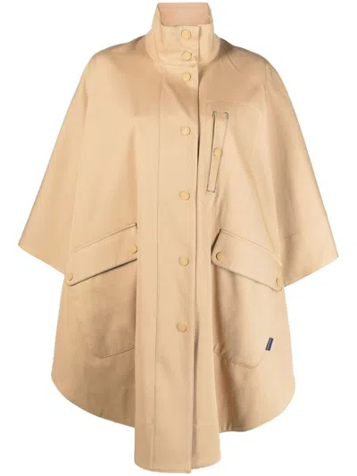 See By Chloé High-neck Half-sleeved Parka In 中性色