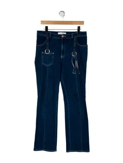 Pre-owned See By Chloé High-rise Flared Jeans In Blue