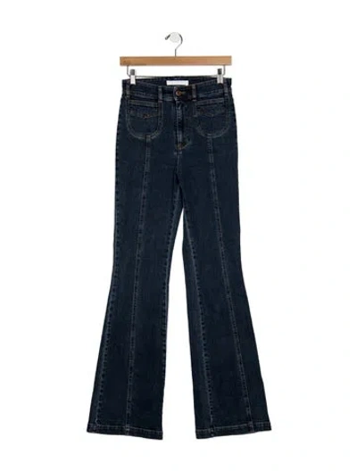 Pre-owned See By Chloé High-rise Flared Jeans In Blue