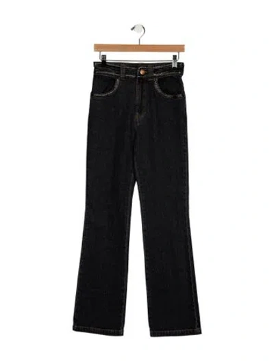 Pre-owned See By Chloé High-rise Wide Leg Jeans W/ Tags In Black