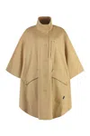 See By Chloé Hood In Gabardine Cotton In Beige