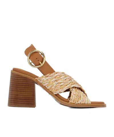 SEE BY CHLOÉ JAICEY CROSS-STRAP HIGH-HEELED SANDALS