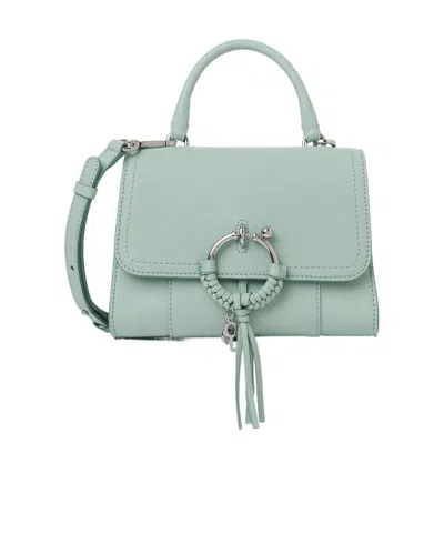 See By Chloé Joan Grain Shoulder Bag In Green