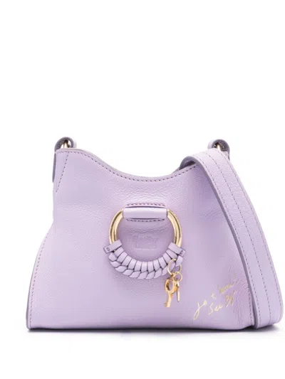 See By Chloé Joan Leather Crossbody Bag In Purple