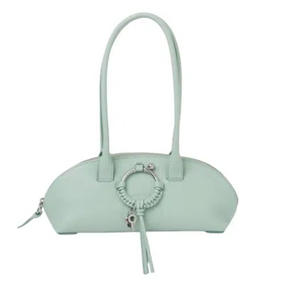 See By Chloé See By Chloe Joan Leather Shoulder Bag In Blue