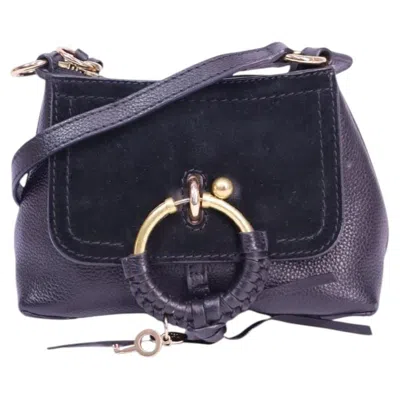 Pre-owned See By Chloé Joan Mini Hobo Bag In Black