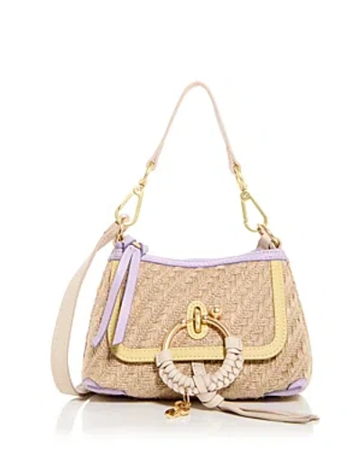 See By Chloé See By Chloe Joan Mini Jute Shoulder Bag In Neutral