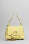 SEE BY CHLOÉ JOAN MINI SHOULDER BAG IN YELLOW LEATHER
