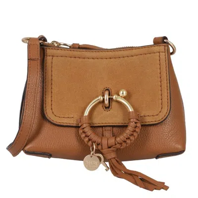 See By Chloé See By Chloe Joan Suede And Leather Shoulder Bag