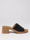 See By Chloé Joline Mules In Leather And Rubber In Black