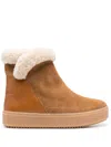See By Chloé Ankle Boots In Suede And Shearling