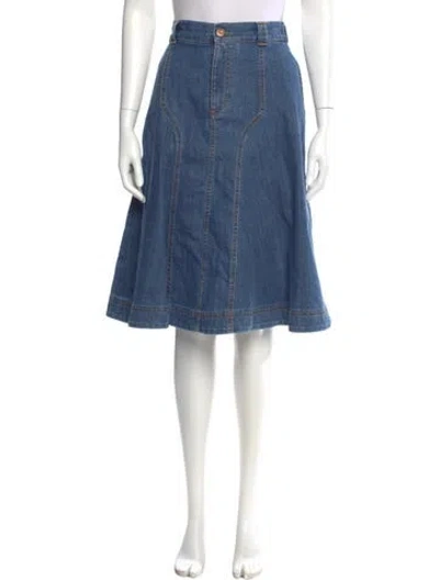 Pre-owned See By Chloé Knee-length Skirt In Blue