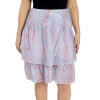 SEE BY CHLOÉ SEE BY CHLOE LADIES DOUBLE-LAYER PRINTED COTTON SILK SKIRT