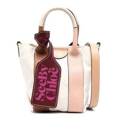 See By Chloé See By Chloe Laetizia Mini Crossbody Tote In Brown