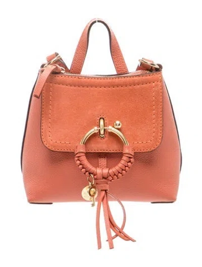 Pre-owned See By Chloé Leather Backpack In Pink