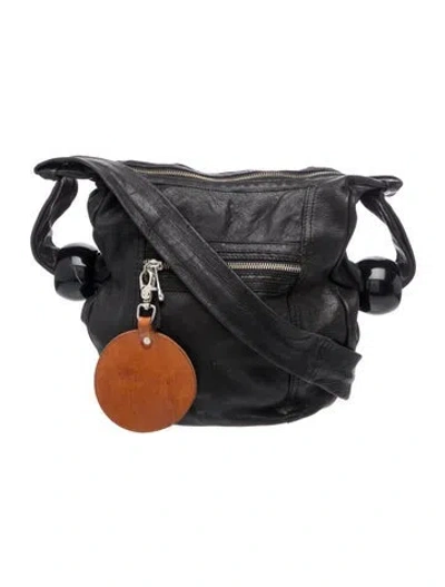 Pre-owned See By Chloé Leather Belt Bag In Black