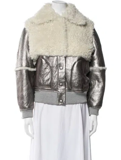 Pre-owned See By Chloé Leather Bomber Jacket