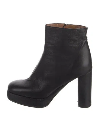 Pre-owned See By Chloé Leather Boots In Black