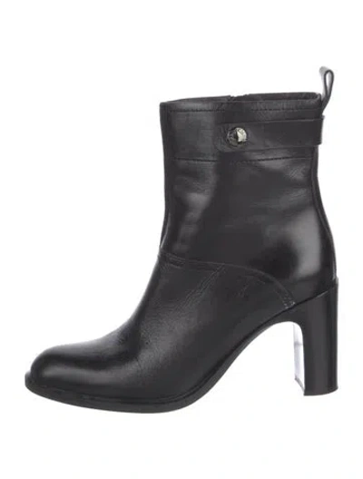 Pre-owned See By Chloé Leather Boots In Black