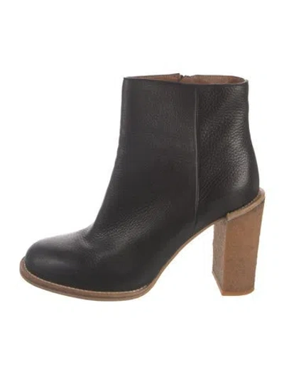 Pre-owned See By Chloé Leather Boots In Black