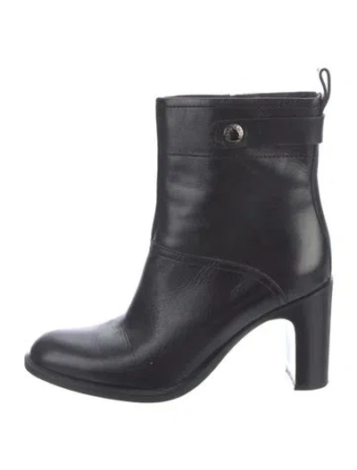 Pre-owned See By Chloé Leather Boots In Black