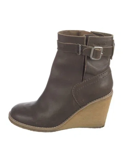 Pre-owned See By Chloé Leather Boots In Black/neutrals