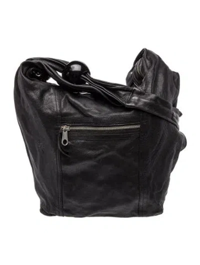 Pre-owned See By Chloé Leather Bucket Bag In Black