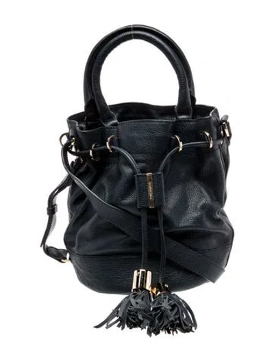 Pre-owned See By Chloé Leather Bucket Bag In Blue