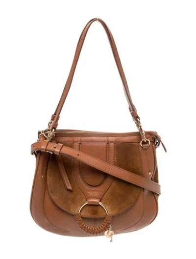 Pre-owned See By Chloé Leather Bucket Bag In Brown
