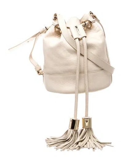 Pre-owned See By Chloé Leather Bucket Bag In Neutral