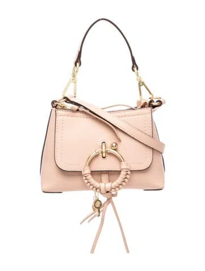 Pre-owned See By Chloé Leather Bucket Bag In Pink