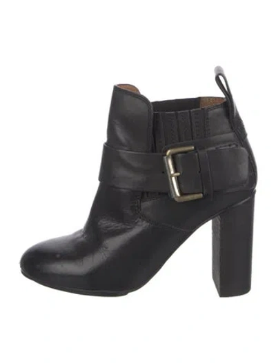 Pre-owned See By Chloé Leather Chelsea Boots In Black