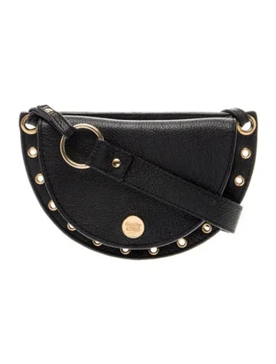Pre-owned See By Chloé Leather Crossbody Bag In Black