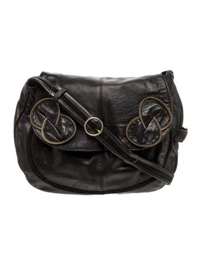 Pre-owned See By Chloé Leather Crossbody Bag In Black