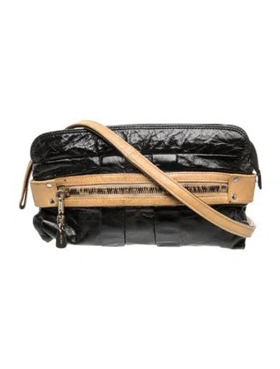 Pre-owned See By Chloé Leather Crossbody Bag In Black