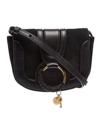 Pre-owned See By Chloé Leather Crossbody Bag In Black