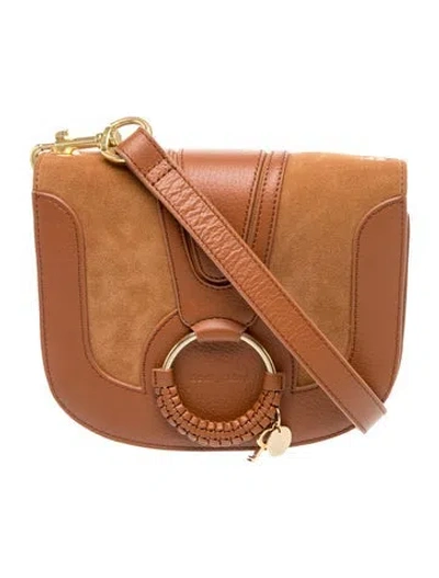 Pre-owned See By Chloé Leather Crossbody Bag In Brown