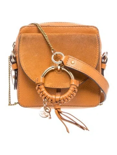 Pre-owned See By Chloé Leather Crossbody Bag In Brown