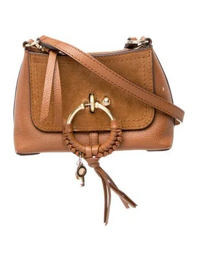Pre-owned See By Chloé Leather Crossbody Bag In Brown