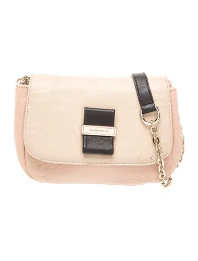 Pre-owned See By Chloé Leather Crossbody Bag In Neutral