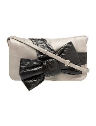 Pre-owned See By Chloé Leather Crossbody Bag In Neutral