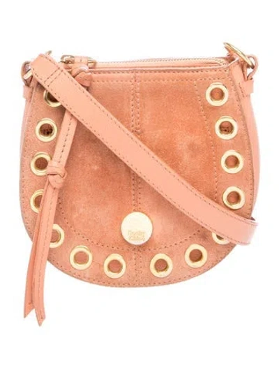 Pre-owned See By Chloé Leather Crossbody Bag In Orange