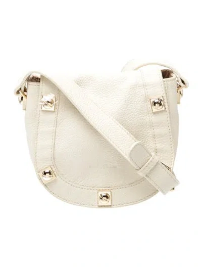 Pre-owned See By Chloé Leather Crossbody Bag In White